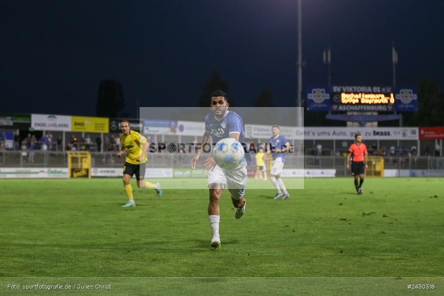 sport, action, Stadion am Schönbusch, SpVgg Bayreuth, SVA, SV Viktoria Aschaffenburg, Regionalliga Bayern, Fussball, BFV, BAY, Aschaffenburg, 6. Spieltag, 23.08.2024 - Bild-ID: 2430318