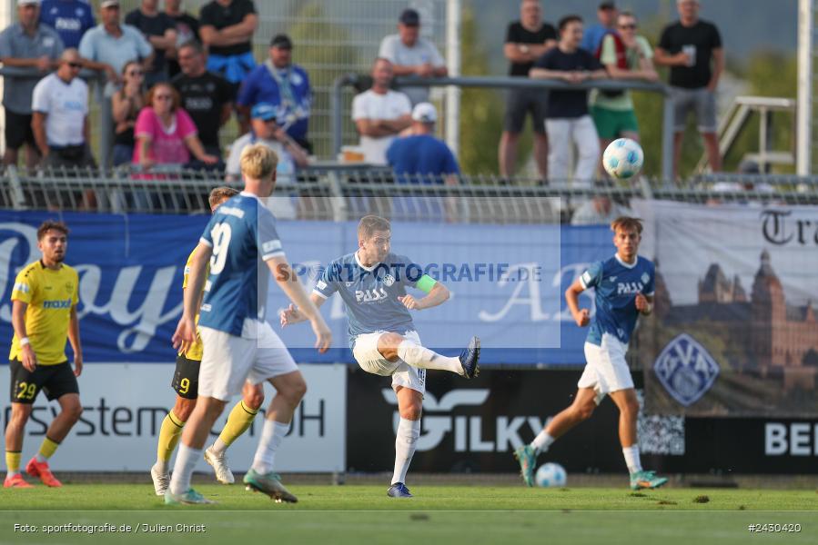 sport, action, Stadion am Schönbusch, SpVgg Bayreuth, SVA, SV Viktoria Aschaffenburg, Regionalliga Bayern, Fussball, BFV, BAY, Aschaffenburg, 6. Spieltag, 23.08.2024 - Bild-ID: 2430420