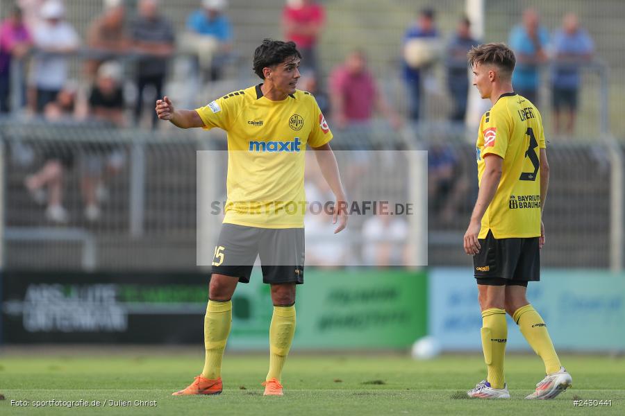 sport, action, Stadion am Schönbusch, SpVgg Bayreuth, SVA, SV Viktoria Aschaffenburg, Regionalliga Bayern, Fussball, BFV, BAY, Aschaffenburg, 6. Spieltag, 23.08.2024 - Bild-ID: 2430441