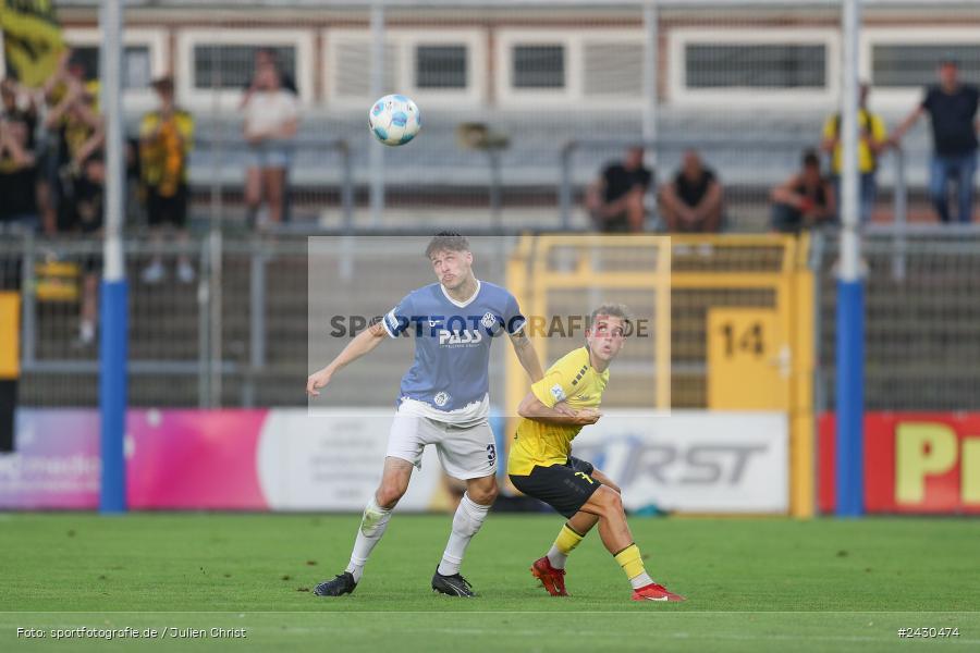 sport, action, Stadion am Schönbusch, SpVgg Bayreuth, SVA, SV Viktoria Aschaffenburg, Regionalliga Bayern, Fussball, BFV, BAY, Aschaffenburg, 6. Spieltag, 23.08.2024 - Bild-ID: 2430474