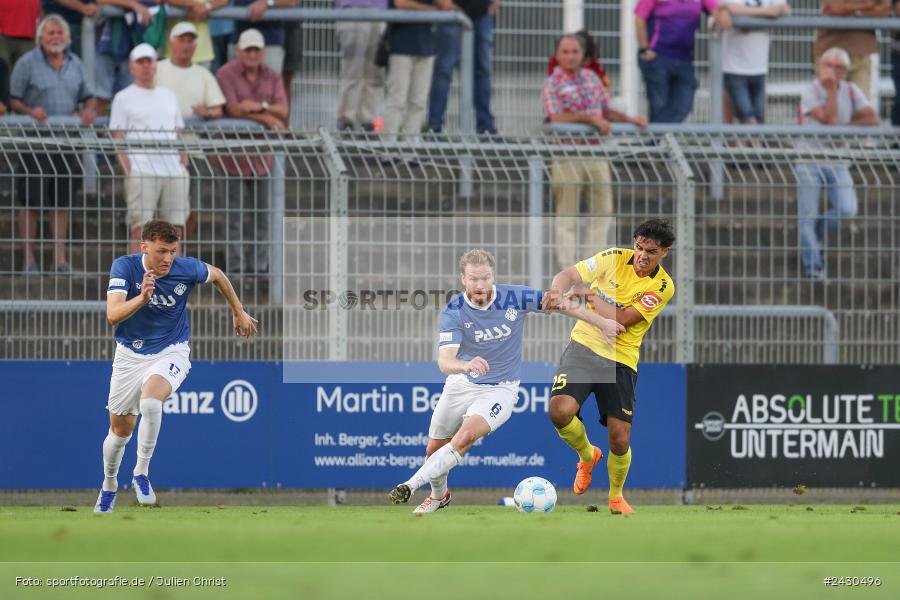 sport, action, Stadion am Schönbusch, SpVgg Bayreuth, SVA, SV Viktoria Aschaffenburg, Regionalliga Bayern, Fussball, BFV, BAY, Aschaffenburg, 6. Spieltag, 23.08.2024 - Bild-ID: 2430496