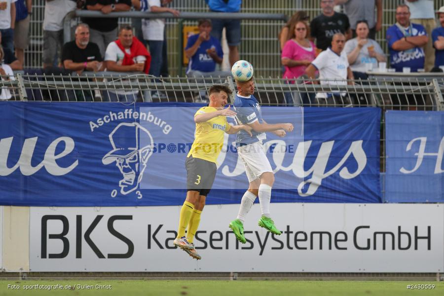sport, action, Stadion am Schönbusch, SpVgg Bayreuth, SVA, SV Viktoria Aschaffenburg, Regionalliga Bayern, Fussball, BFV, BAY, Aschaffenburg, 6. Spieltag, 23.08.2024 - Bild-ID: 2430559