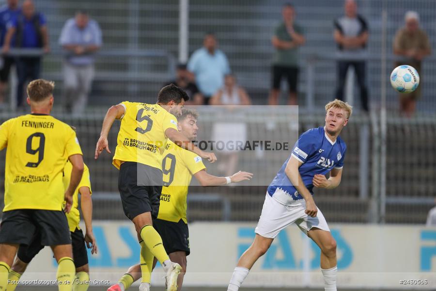 sport, action, Stadion am Schönbusch, SpVgg Bayreuth, SVA, SV Viktoria Aschaffenburg, Regionalliga Bayern, Fussball, BFV, BAY, Aschaffenburg, 6. Spieltag, 23.08.2024 - Bild-ID: 2430563