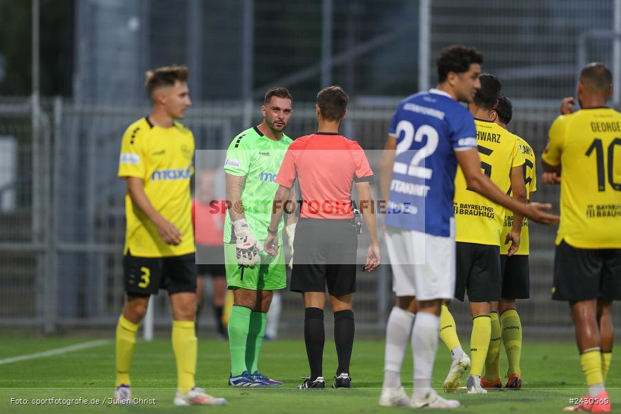 sport, action, Stadion am Schönbusch, SpVgg Bayreuth, SVA, SV Viktoria Aschaffenburg, Regionalliga Bayern, Fussball, BFV, BAY, Aschaffenburg, 6. Spieltag, 23.08.2024 - Bild-ID: 2430565