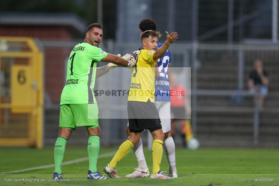 sport, action, Stadion am Schönbusch, SpVgg Bayreuth, SVA, SV Viktoria Aschaffenburg, Regionalliga Bayern, Fussball, BFV, BAY, Aschaffenburg, 6. Spieltag, 23.08.2024 - Bild-ID: 2430568