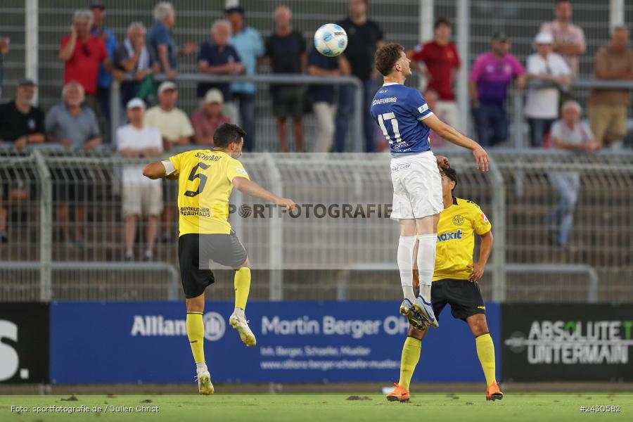 sport, action, Stadion am Schönbusch, SpVgg Bayreuth, SVA, SV Viktoria Aschaffenburg, Regionalliga Bayern, Fussball, BFV, BAY, Aschaffenburg, 6. Spieltag, 23.08.2024 - Bild-ID: 2430582