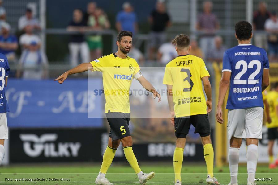 sport, action, Stadion am Schönbusch, SpVgg Bayreuth, SVA, SV Viktoria Aschaffenburg, Regionalliga Bayern, Fussball, BFV, BAY, Aschaffenburg, 6. Spieltag, 23.08.2024 - Bild-ID: 2430590
