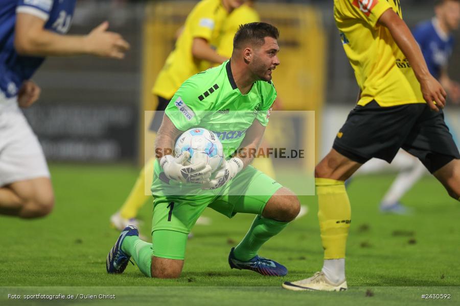 sport, action, Stadion am Schönbusch, SpVgg Bayreuth, SVA, SV Viktoria Aschaffenburg, Regionalliga Bayern, Fussball, BFV, BAY, Aschaffenburg, 6. Spieltag, 23.08.2024 - Bild-ID: 2430592