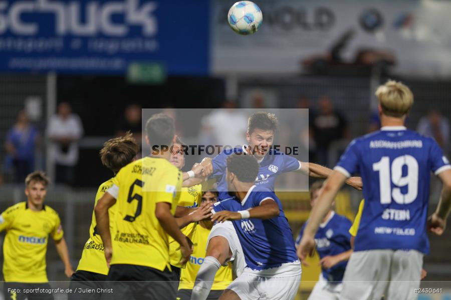 sport, action, Stadion am Schönbusch, SpVgg Bayreuth, SVA, SV Viktoria Aschaffenburg, Regionalliga Bayern, Fussball, BFV, BAY, Aschaffenburg, 6. Spieltag, 23.08.2024 - Bild-ID: 2430641