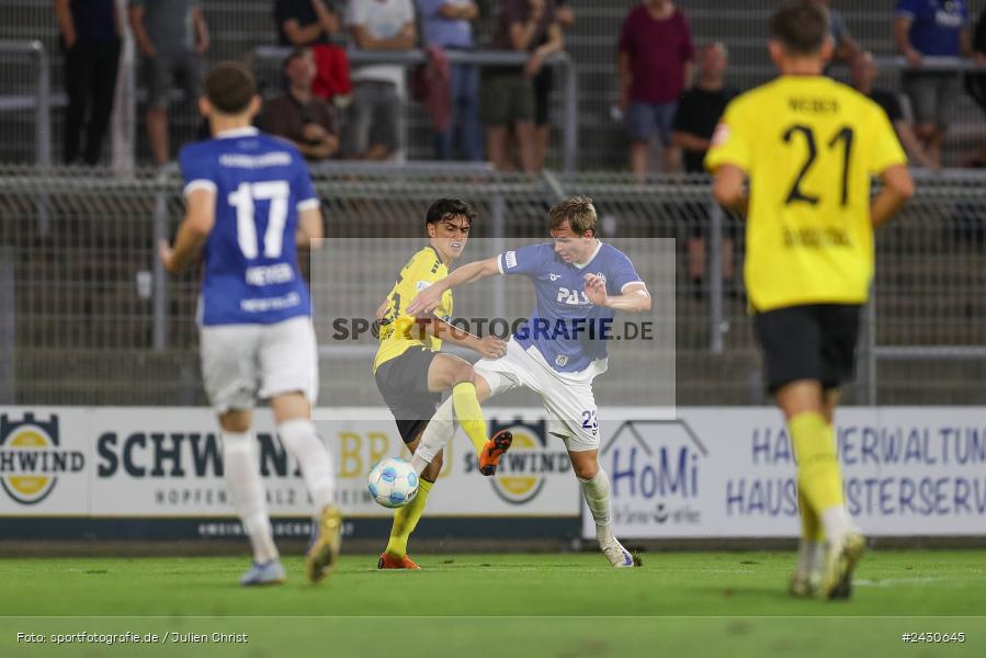 sport, action, Stadion am Schönbusch, SpVgg Bayreuth, SVA, SV Viktoria Aschaffenburg, Regionalliga Bayern, Fussball, BFV, BAY, Aschaffenburg, 6. Spieltag, 23.08.2024 - Bild-ID: 2430645