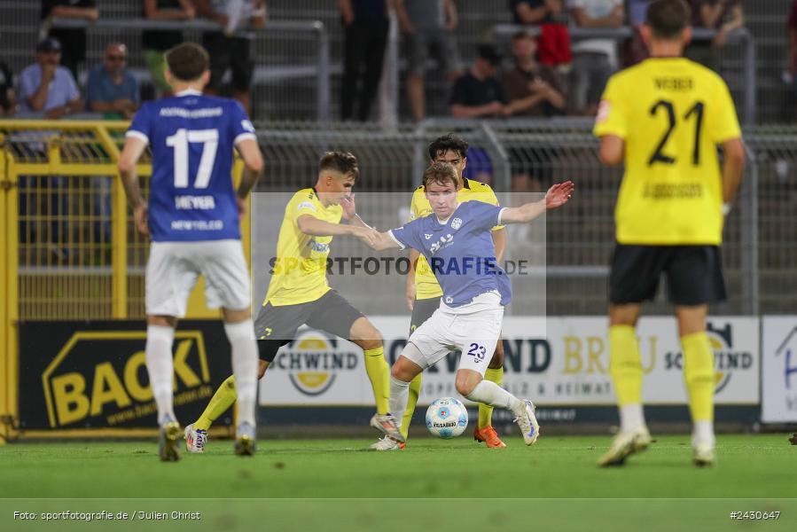 sport, action, Stadion am Schönbusch, SpVgg Bayreuth, SVA, SV Viktoria Aschaffenburg, Regionalliga Bayern, Fussball, BFV, BAY, Aschaffenburg, 6. Spieltag, 23.08.2024 - Bild-ID: 2430647