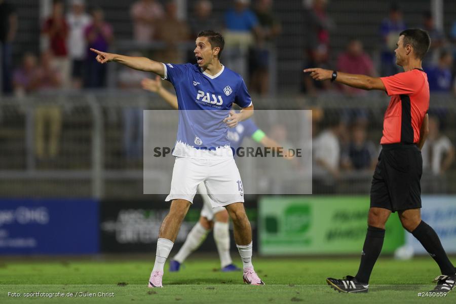sport, action, Stadion am Schönbusch, SpVgg Bayreuth, SVA, SV Viktoria Aschaffenburg, Regionalliga Bayern, Fussball, BFV, BAY, Aschaffenburg, 6. Spieltag, 23.08.2024 - Bild-ID: 2430659