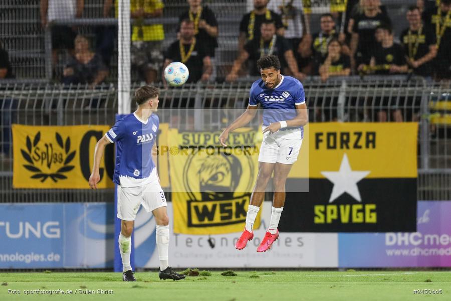 sport, action, Stadion am Schönbusch, SpVgg Bayreuth, SVA, SV Viktoria Aschaffenburg, Regionalliga Bayern, Fussball, BFV, BAY, Aschaffenburg, 6. Spieltag, 23.08.2024 - Bild-ID: 2430665
