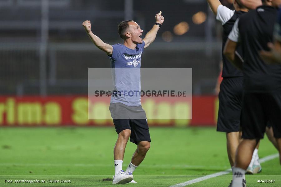 sport, action, Stadion am Schönbusch, SpVgg Bayreuth, SVA, SV Viktoria Aschaffenburg, Regionalliga Bayern, Fussball, BFV, BAY, Aschaffenburg, 6. Spieltag, 23.08.2024 - Bild-ID: 2430687