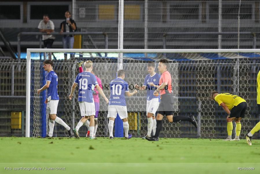 sport, action, Stadion am Schönbusch, SpVgg Bayreuth, SVA, SV Viktoria Aschaffenburg, Regionalliga Bayern, Fussball, BFV, BAY, Aschaffenburg, 6. Spieltag, 23.08.2024 - Bild-ID: 2430689