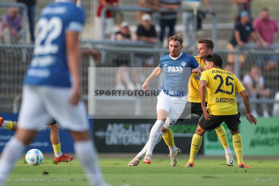 sport, action, Stadion am Schönbusch, SpVgg Bayreuth, SVA, SV Viktoria Aschaffenburg, Regionalliga Bayern, Fussball, BFV, BAY, Aschaffenburg, 6. Spieltag, 23.08.2024 - Bild-ID: 2430705