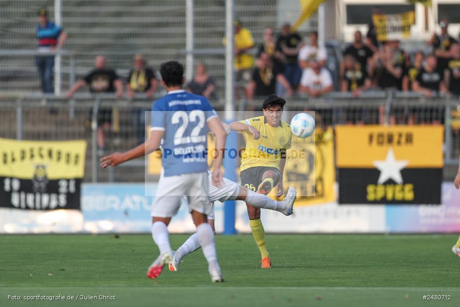 sport, action, Stadion am Schönbusch, SpVgg Bayreuth, SVA, SV Viktoria Aschaffenburg, Regionalliga Bayern, Fussball, BFV, BAY, Aschaffenburg, 6. Spieltag, 23.08.2024 - Bild-ID: 2430712