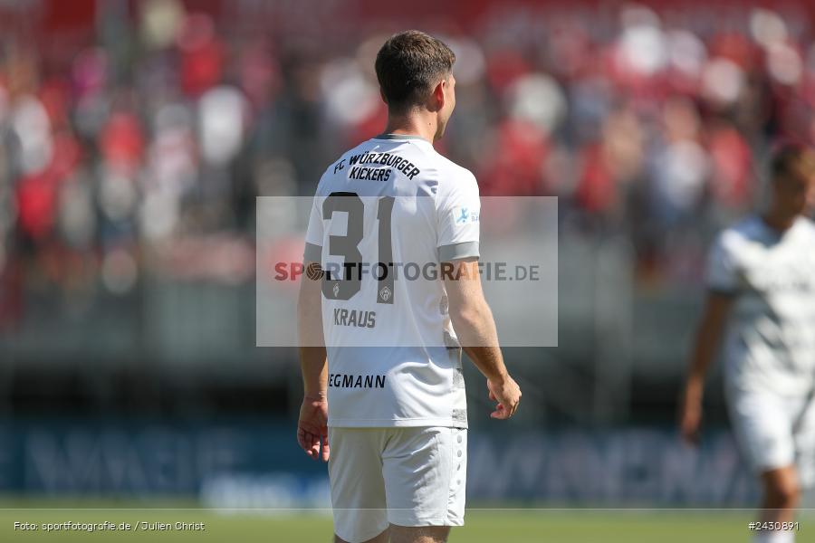 AKON Arena, Würzburg, 24.08.2024, sport, action, BFV, Fussball, 6. Spieltag, Regionalliga Bayern, FCB, FWK, FC Bayern München II, FC Würzburger Kickers - Bild-ID: 2430891