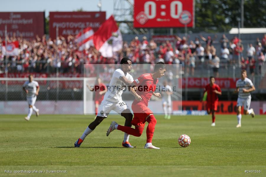 AKON Arena, Würzburg, 24.08.2024, sport, action, BFV, Fussball, 6. Spieltag, Regionalliga Bayern, FCB, FWK, FC Bayern München II, FC Würzburger Kickers - Bild-ID: 2431263