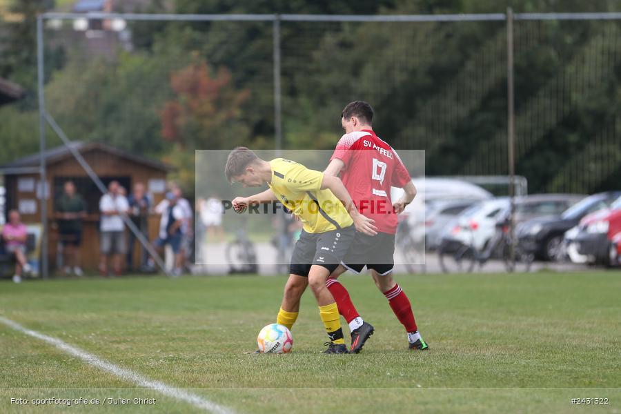 sport, action, Sportgelände, SVA, SV Altfeld, Kreisklasse Würzburg Gr. 3, Fussball, BSC Aura, BSC, BFV, Aura im Sinngrund, 6. Spieltag, 25.08.2024 - Bild-ID: 2431322