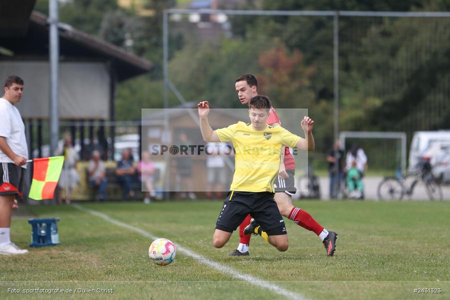 sport, action, Sportgelände, SVA, SV Altfeld, Kreisklasse Würzburg Gr. 3, Fussball, BSC Aura, BSC, BFV, Aura im Sinngrund, 6. Spieltag, 25.08.2024 - Bild-ID: 2431323