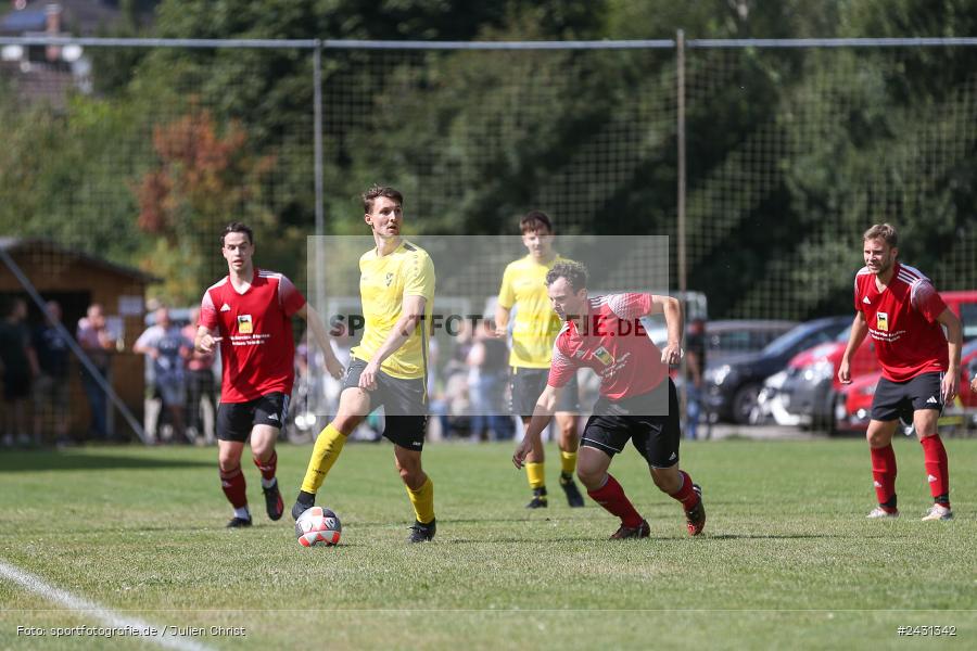 sport, action, Sportgelände, SVA, SV Altfeld, Kreisklasse Würzburg Gr. 3, Fussball, BSC Aura, BSC, BFV, Aura im Sinngrund, 6. Spieltag, 25.08.2024 - Bild-ID: 2431342