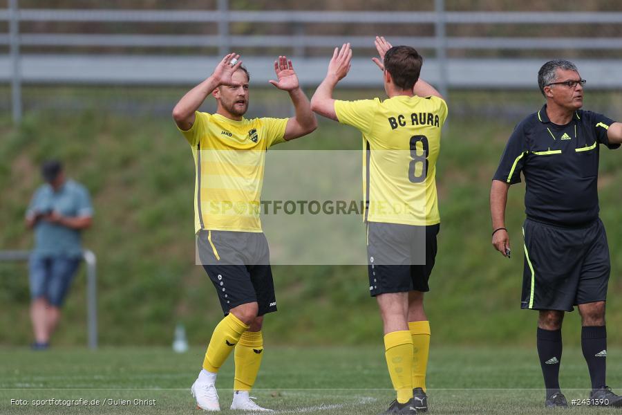 sport, action, Sportgelände, SVA, SV Altfeld, Kreisklasse Würzburg Gr. 3, Fussball, BSC Aura, BSC, BFV, Aura im Sinngrund, 6. Spieltag, 25.08.2024 - Bild-ID: 2431390