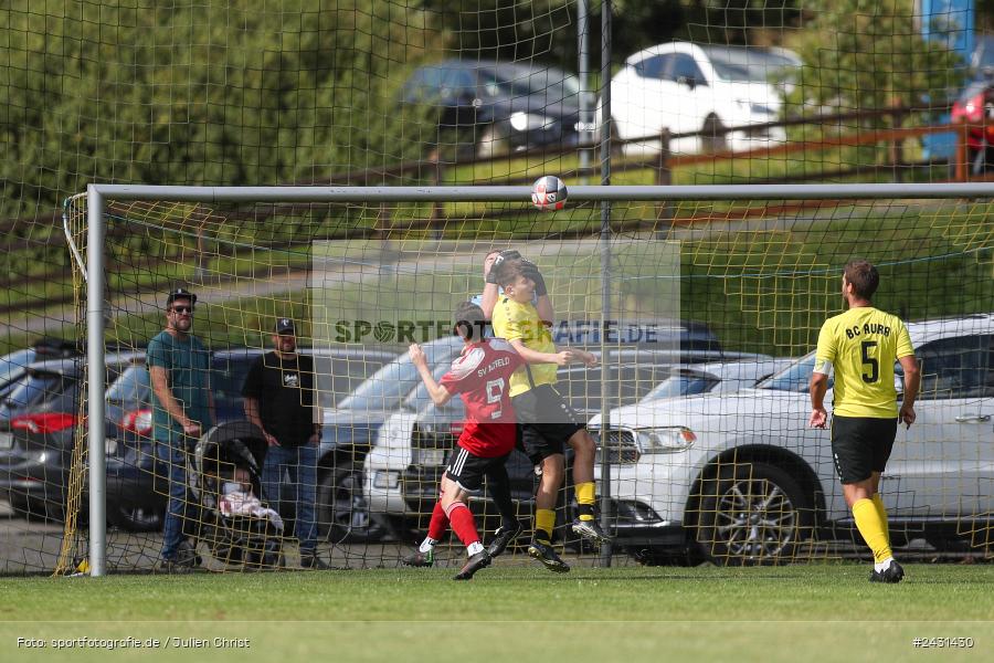 sport, action, Sportgelände, SVA, SV Altfeld, Kreisklasse Würzburg Gr. 3, Fussball, BSC Aura, BSC, BFV, Aura im Sinngrund, 6. Spieltag, 25.08.2024 - Bild-ID: 2431430