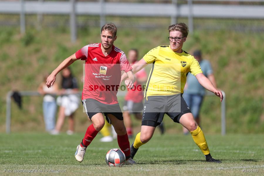 sport, action, Sportgelände, SVA, SV Altfeld, Kreisklasse Würzburg Gr. 3, Fussball, BSC Aura, BSC, BFV, Aura im Sinngrund, 6. Spieltag, 25.08.2024 - Bild-ID: 2431432
