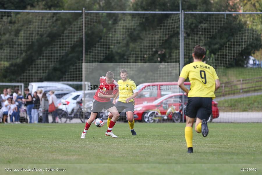 sport, action, Sportgelände, SVA, SV Altfeld, Kreisklasse Würzburg Gr. 3, Fussball, BSC Aura, BSC, BFV, Aura im Sinngrund, 6. Spieltag, 25.08.2024 - Bild-ID: 2431448