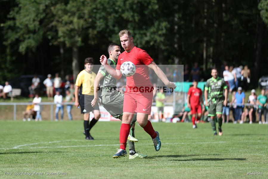 Sportgelände, Seifriedsburg, 25.08.2024, sport, action, BFV, Fussball, 6. Spieltag, Kreisliga Würzburg Gr. 2, TSV Neuhütten-Wiesthal, FV Gemünden/Seifriedsburg - Bild-ID: 2431512