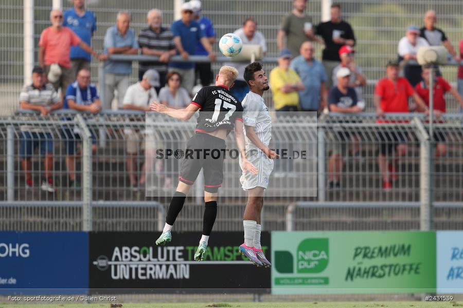 Stadion am Schönbusch, Aschaffenburg, 30.08.2024, sport, action, BFV, Fussball, 7. Spieltag, Regionalliga Bayern, FC Würzburger Kickers, SV Viktoria Aschaffenburg - Bild-ID: 2431539