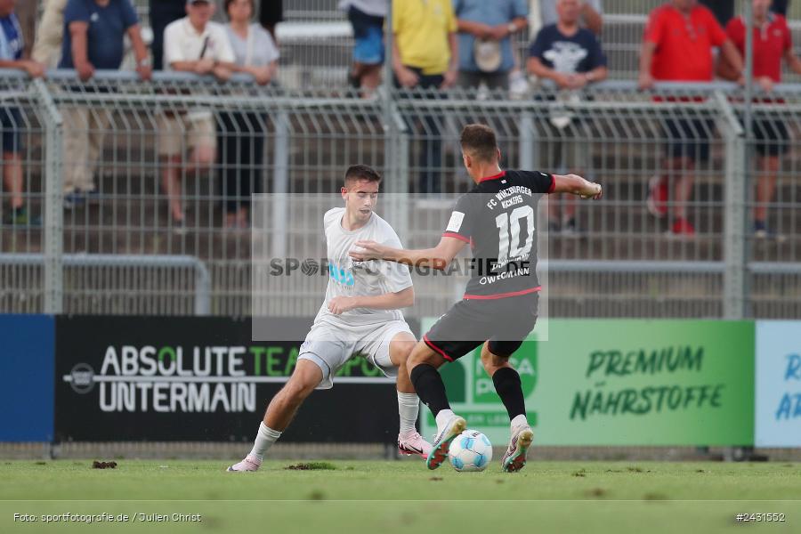 Stadion am Schönbusch, Aschaffenburg, 30.08.2024, sport, action, BFV, Fussball, 7. Spieltag, Regionalliga Bayern, FC Würzburger Kickers, SV Viktoria Aschaffenburg - Bild-ID: 2431552