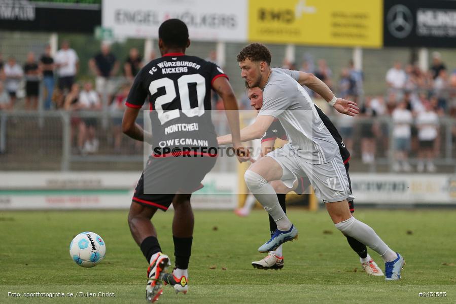 Stadion am Schönbusch, Aschaffenburg, 30.08.2024, sport, action, BFV, Fussball, 7. Spieltag, Regionalliga Bayern, FC Würzburger Kickers, SV Viktoria Aschaffenburg - Bild-ID: 2431553