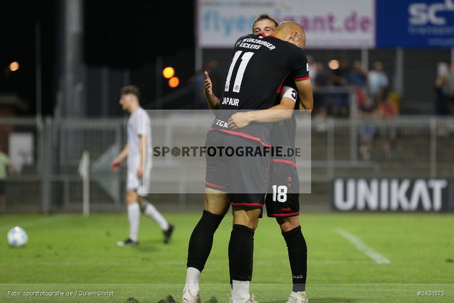 Stadion am Schönbusch, Aschaffenburg, 30.08.2024, sport, action, BFV, Fussball, 7. Spieltag, Regionalliga Bayern, FWK, SVA, FC Würzburger Kickers, SV Viktoria Aschaffenburg - Bild-ID: 2431573