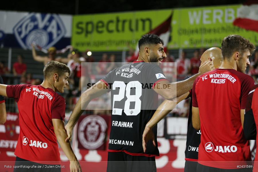 Stadion am Schönbusch, Aschaffenburg, 30.08.2024, sport, action, BFV, Fussball, 7. Spieltag, Regionalliga Bayern, FWK, SVA, FC Würzburger Kickers, SV Viktoria Aschaffenburg - Bild-ID: 2431589