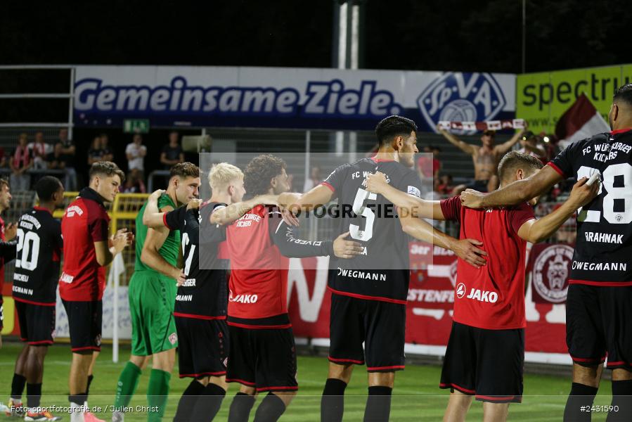 Stadion am Schönbusch, Aschaffenburg, 30.08.2024, sport, action, BFV, Fussball, 7. Spieltag, Regionalliga Bayern, FWK, SVA, FC Würzburger Kickers, SV Viktoria Aschaffenburg - Bild-ID: 2431590