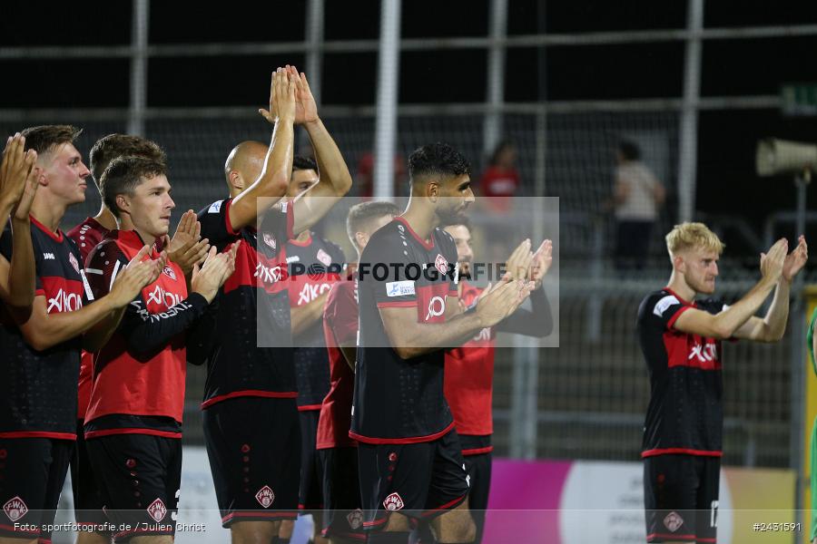 Stadion am Schönbusch, Aschaffenburg, 30.08.2024, sport, action, BFV, Fussball, 7. Spieltag, Regionalliga Bayern, FWK, SVA, FC Würzburger Kickers, SV Viktoria Aschaffenburg - Bild-ID: 2431591