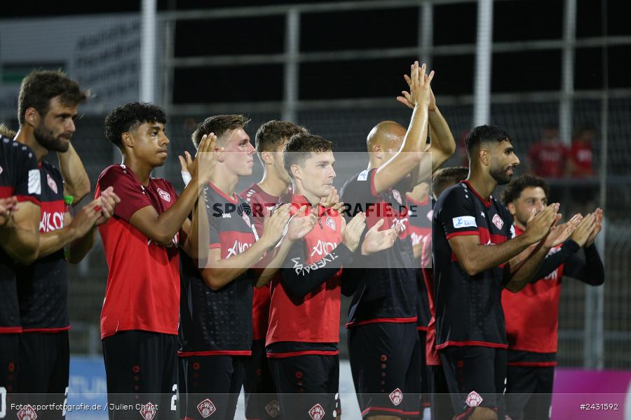 Stadion am Schönbusch, Aschaffenburg, 30.08.2024, sport, action, BFV, Fussball, 7. Spieltag, Regionalliga Bayern, FWK, SVA, FC Würzburger Kickers, SV Viktoria Aschaffenburg - Bild-ID: 2431592