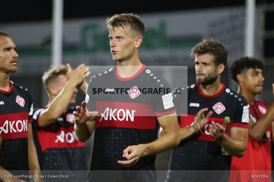 Stadion am Schönbusch, Aschaffenburg, 30.08.2024, sport, action, BFV, Fussball, 7. Spieltag, Regionalliga Bayern, FWK, SVA, FC Würzburger Kickers, SV Viktoria Aschaffenburg - Bild-ID: 2431594