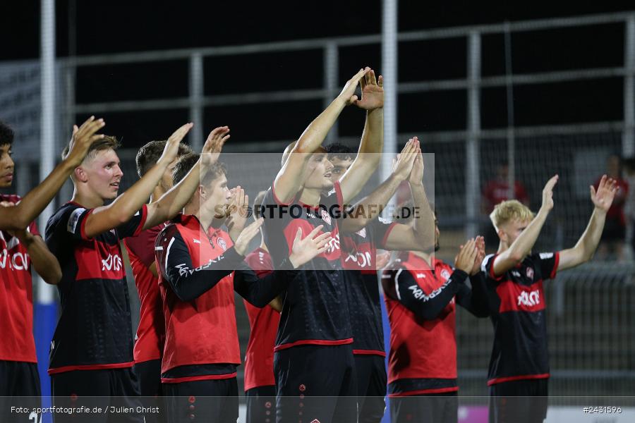 Stadion am Schönbusch, Aschaffenburg, 30.08.2024, sport, action, BFV, Fussball, 7. Spieltag, Regionalliga Bayern, FWK, SVA, FC Würzburger Kickers, SV Viktoria Aschaffenburg - Bild-ID: 2431596