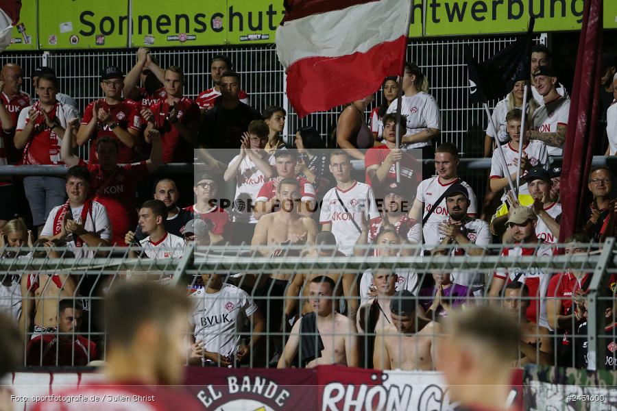 Stadion am Schönbusch, Aschaffenburg, 30.08.2024, sport, action, BFV, Fussball, 7. Spieltag, Regionalliga Bayern, FWK, SVA, FC Würzburger Kickers, SV Viktoria Aschaffenburg - Bild-ID: 2431600