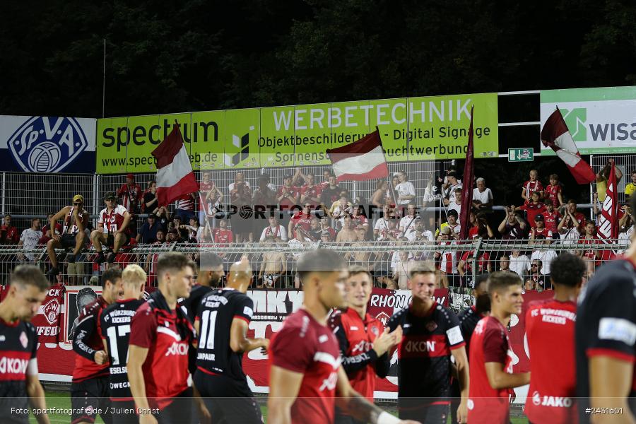 Stadion am Schönbusch, Aschaffenburg, 30.08.2024, sport, action, BFV, Fussball, 7. Spieltag, Regionalliga Bayern, FWK, SVA, FC Würzburger Kickers, SV Viktoria Aschaffenburg - Bild-ID: 2431601