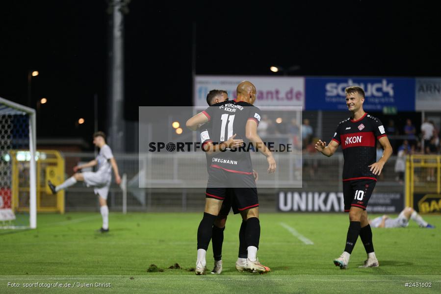 Stadion am Schönbusch, Aschaffenburg, 30.08.2024, sport, action, BFV, Fussball, 7. Spieltag, Regionalliga Bayern, FWK, SVA, FC Würzburger Kickers, SV Viktoria Aschaffenburg - Bild-ID: 2431602