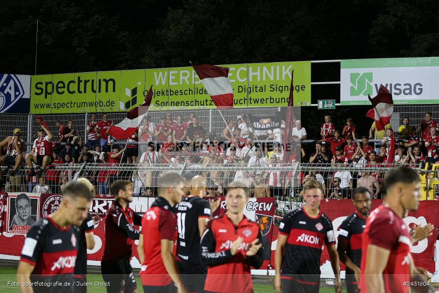 Stadion am Schönbusch, Aschaffenburg, 30.08.2024, sport, action, BFV, Fussball, 7. Spieltag, Regionalliga Bayern, FWK, SVA, FC Würzburger Kickers, SV Viktoria Aschaffenburg - Bild-ID: 2431604