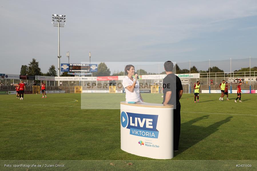 Stadion am Schönbusch, Aschaffenburg, 30.08.2024, sport, action, BFV, Fussball, 7. Spieltag, Regionalliga Bayern, FWK, SVA, FC Würzburger Kickers, SV Viktoria Aschaffenburg - Bild-ID: 2431606