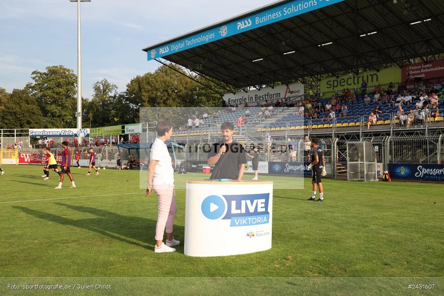 Stadion am Schönbusch, Aschaffenburg, 30.08.2024, sport, action, BFV, Fussball, 7. Spieltag, Regionalliga Bayern, FWK, SVA, FC Würzburger Kickers, SV Viktoria Aschaffenburg - Bild-ID: 2431607