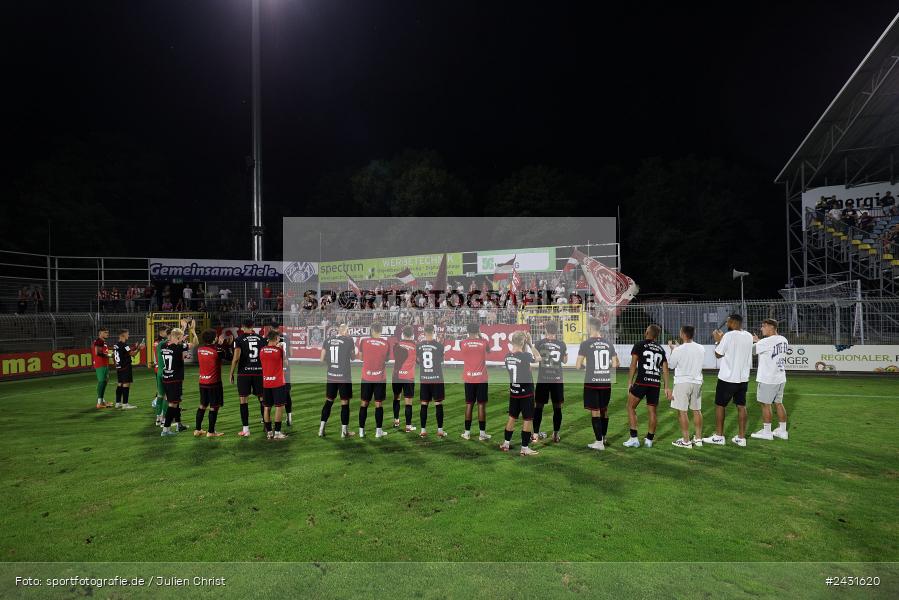 Stadion am Schönbusch, Aschaffenburg, 30.08.2024, sport, action, BFV, Fussball, 7. Spieltag, Regionalliga Bayern, FWK, SVA, FC Würzburger Kickers, SV Viktoria Aschaffenburg - Bild-ID: 2431620