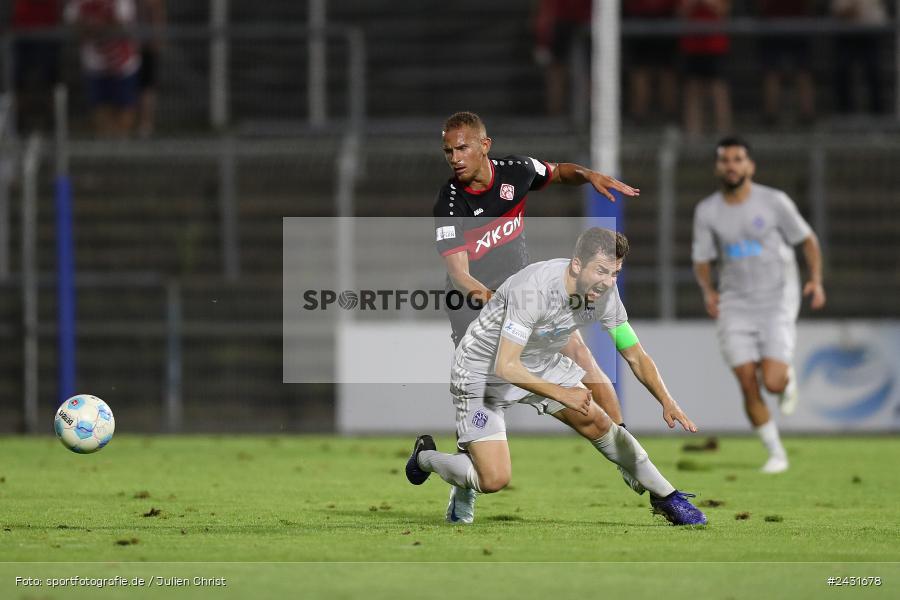 Stadion am Schönbusch, Aschaffenburg, 30.08.2024, sport, action, BFV, Fussball, 7. Spieltag, Regionalliga Bayern, FWK, SVA, FC Würzburger Kickers, SV Viktoria Aschaffenburg - Bild-ID: 2431678