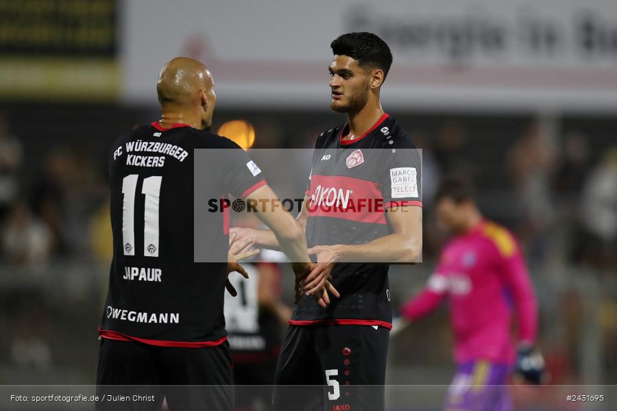 Stadion am Schönbusch, Aschaffenburg, 30.08.2024, sport, action, BFV, Fussball, 7. Spieltag, Regionalliga Bayern, FWK, SVA, FC Würzburger Kickers, SV Viktoria Aschaffenburg - Bild-ID: 2431695